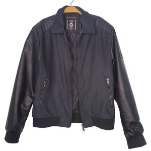Men Black Jacket Size L